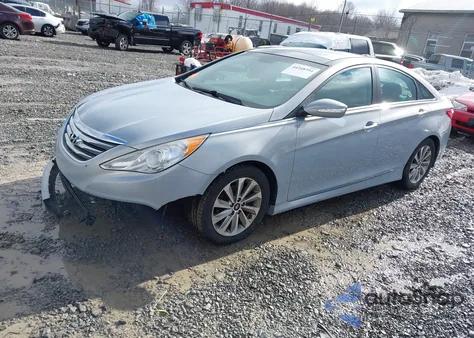 2014 Hyundai Sonata Limited z USA, uszkodzony, nr VIN 5NPEC4AC5EH875582